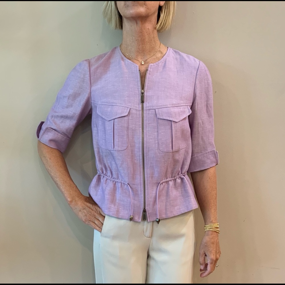 Worth Linen short sleeve jacket